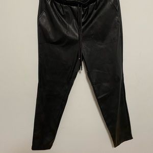 Max studio faux leather pants size S